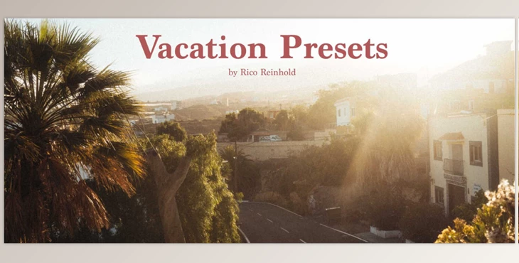 Rico Reinhold - Download Vacation Presets
