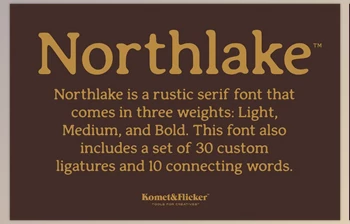 Download Northlake - A Rustic <span class='badge badge-warning'>Serif</span> <span class='badge badge-warning'>Font</span> (<span class='badge badge-warning'>CreativeMarket</span> 290820017)