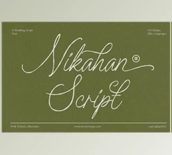 Download UT Nikahan Script - A Wedding Font (CreativeMarket 291222241)