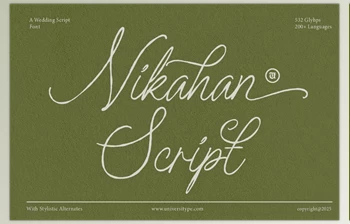Download UT Nikahan <span class='badge badge-warning'>Script</span> - A Wedding Font (CreativeMarket 291222241)