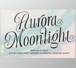 Download Aurora Moonlight Dreamy Serif Font (CreativeMarket 291259889)