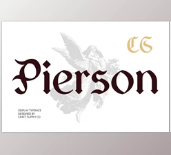 Download CS Pierson – Gothic Font (CreativeMarket 291255761)