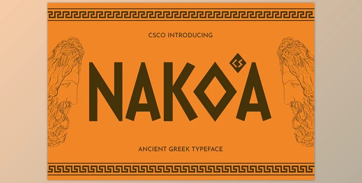Download CS Nakoa – Ancient Greek Font (CreativeMarket 291240900)