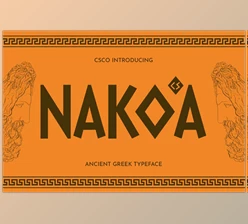 Download CS Nakoa – Ancient Greek Font (CreativeMarket 291240900)