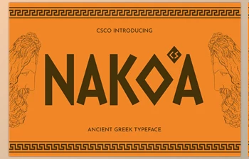 Download CS Nakoa – Ancient Greek <span class='badge badge-warning'>Font</span> (CreativeMarket 291240900)