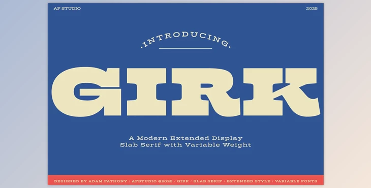 Download Girk - Variable Slab Serif (CreativeMarket 291322856)