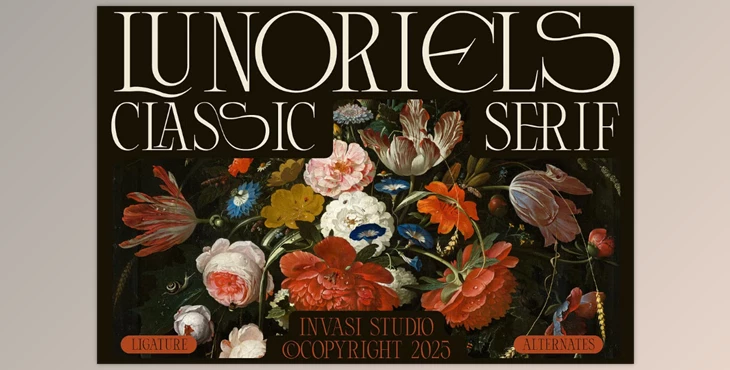 Download Lunoriels – Classic Serif Font (CreativeMarket 291332648)