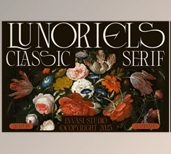 Download Lunoriels – Classic Serif Font (CreativeMarket 291332648)