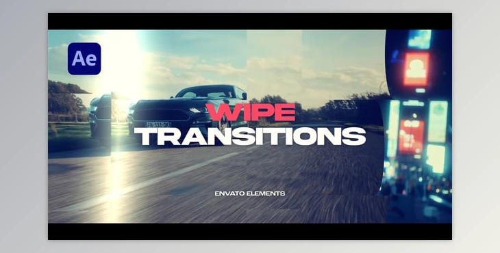 Download Transitions Wipe (Videohive 57643937) - AE Project