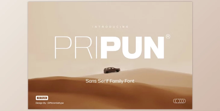 Download Pripun - San Serif Family (CreativeMarket 291336687)