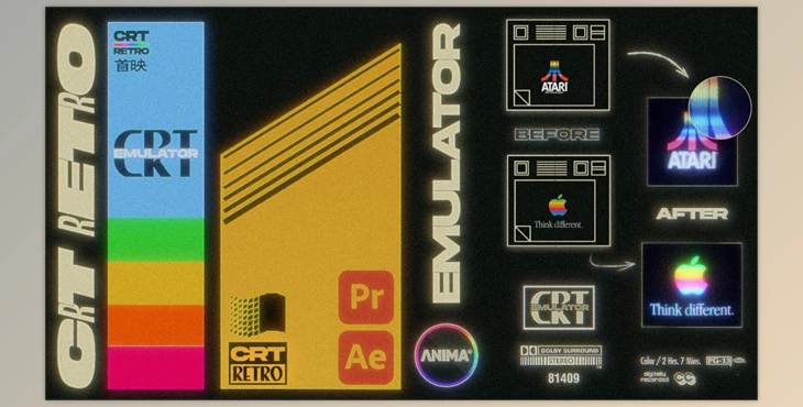 Gumroad - Download Animafx - CRT Retro for Premiere Pro and AE