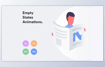 <span class='badge badge-warning'>Ui8</span> - Download Empty States Animations