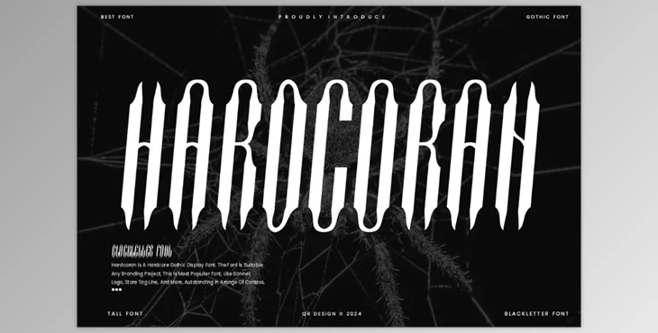 Download Hardcoran - Artdeco & Blackletter (Creativemarket 291315957)