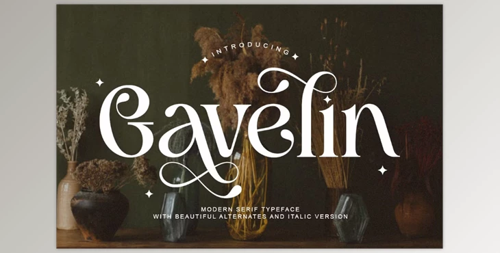 Download Gavelin - Luxury Serif Font (Creativemarket 291306398)