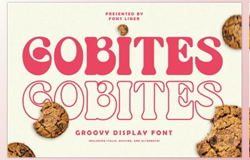 Download Gobites - Groovy <span class='badge badge-warning'>Retro</span> <span class='badge badge-warning'>Font</span> (Creativemarket 291306774)