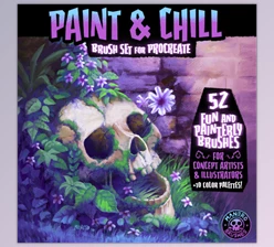 Gumroad - Download Paint & Chill Brush Set for Procreate