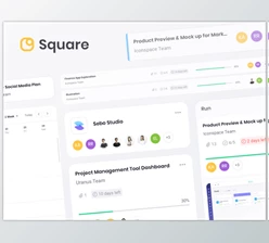 UI8 - Download Square Dashboard UI Kit
