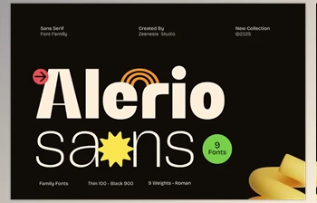 Download Alerio Sans (<span class='badge badge-warning'>CreativeMarket</span> 291339902)