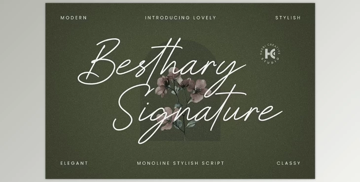 Download Besthary - Signature Font (CreativeMarket 291342972)