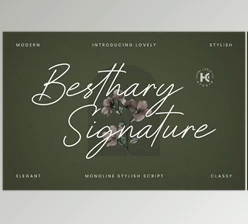 Download Besthary - Signature Font (CreativeMarket 291342972)