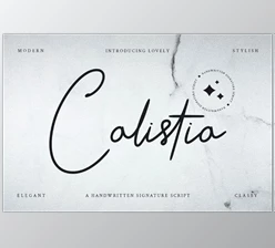 Download Calistia - Signature Font (CreativeMarket 290949861)