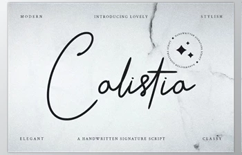 Download Calistia - Signature Font (<span class='badge badge-warning'>CreativeMarket</span> 290949861)