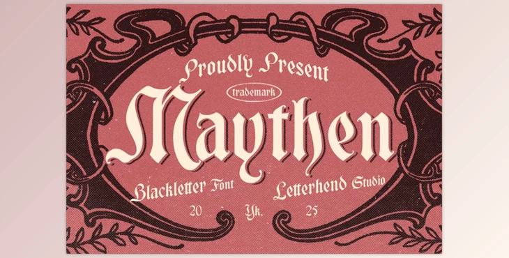 Download Maythen Blackletter Font (CreativeMarket 291339284)