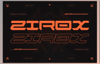 Download Zirox Cyberpunk - Branding Logo <span class='badge badge-warning'>Font</span> (CreativeMarket 291342385)