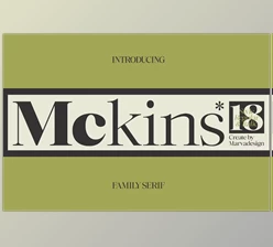 Download Mckins - Family Serif Font (CreativeMarket 291343174)