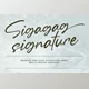 Maulana Creative - Download Sigagag Signature Display Font