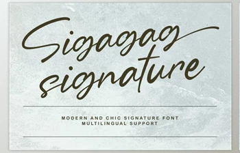 Maulana Creative - Download Sigagag Signature <span class='badge badge-warning'>Display</span> <span class='badge badge-warning'>Font</span>