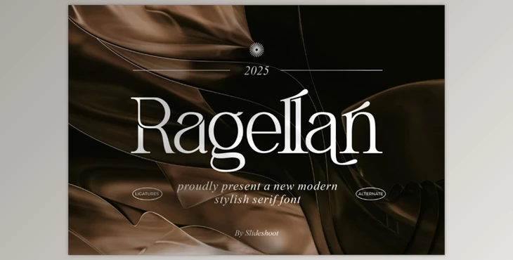 Slide Shoot - Download Ragellan - Unique Serif Font