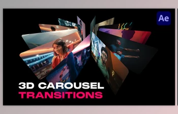 Download <span class='badge badge-warning'>3D</span> Carousel Transitions (Videohive 57614821) - AE Project