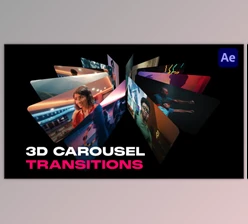 Download 3D Carousel Transitions (Videohive 57614821) - AE Project