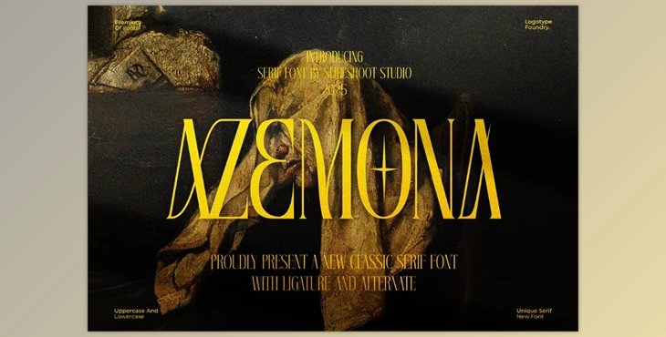 Download Azemona || Classy Serif Font (CreativeMarket 291309938)