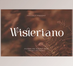 Download Wisteriano - Modern Serif Font (CreativeMarket 291314561)