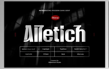 Slide Shoot - Download Alletich || Unique Modern Sans <span class='badge badge-warning'>Serif</span> <span class='badge badge-warning'>Font</span>