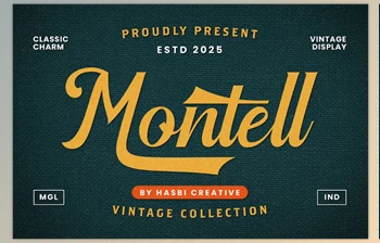 Download Montell - Vintage <span class='badge badge-warning'>Script</span> (CreativeMarket 291271258)