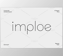 Download Imploe Modern Sans Font Family (CreativeMarket 291341306)