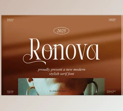 Download Ronova || Modern Serif Font (CreativeMarket 291309882)