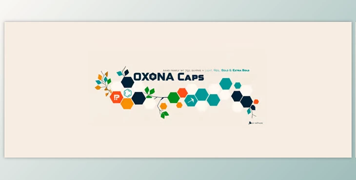 MyFonts - Download Oxona Caps Font Family