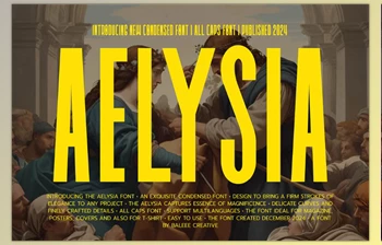 Download Aelysia <span class='badge badge-warning'>Font</span> - Condensed <span class='badge badge-warning'>Font</span> (CreativeMarket 291110745)