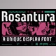 Download UT Rosantura : A Unique Display Font (CreativeMarket 291138895)
