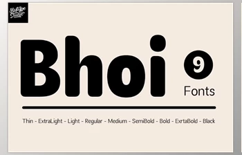Download Bhoi – Playful & Versatile <span class='badge badge-warning'>Rounded</span> (CreativeMarket 291040982)