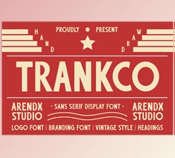 Download Trankco - Display Font (CreativeMarket 291284736)
