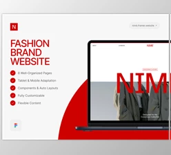 UI8 - Download NIMB - Fashion Brand Website