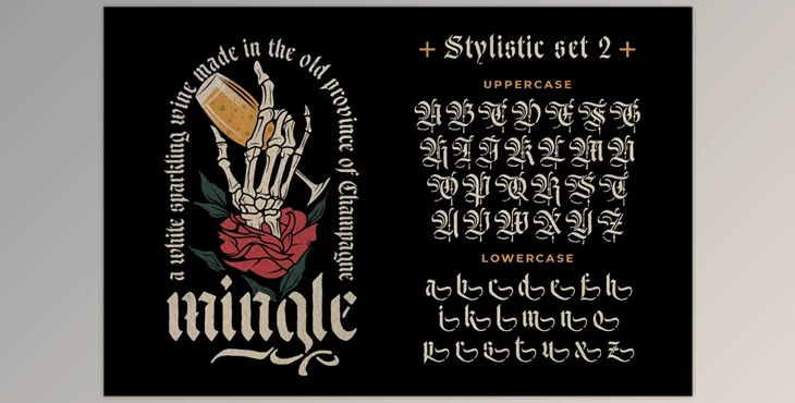 Download Ducky Black Blackletter Typeface (CreativeMarket 291144528)