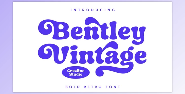 Download Bentley Vintage – Bold Retro Font (CreativeMarket 291311296)