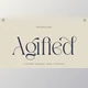 Download Agifted - Elegant Serif Font (CreativeMarket 291319469)