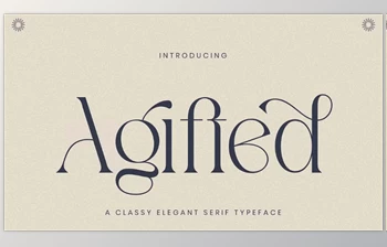 Download Agifted - Elegant <span class='badge badge-warning'>Serif</span> <span class='badge badge-warning'>Font</span> (<span class='badge badge-warning'>CreativeMarket</span> 291319469)